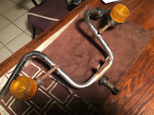 Load image into Gallery viewer, 1981 Yamaha MJ50 Towny handle bars handlebars front turn signals OEM
