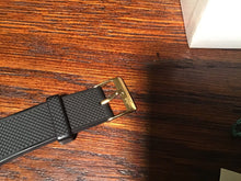 Load image into Gallery viewer, Lacoste 12.12 Black Rubber Strap Watch gold  works well men’s watch
