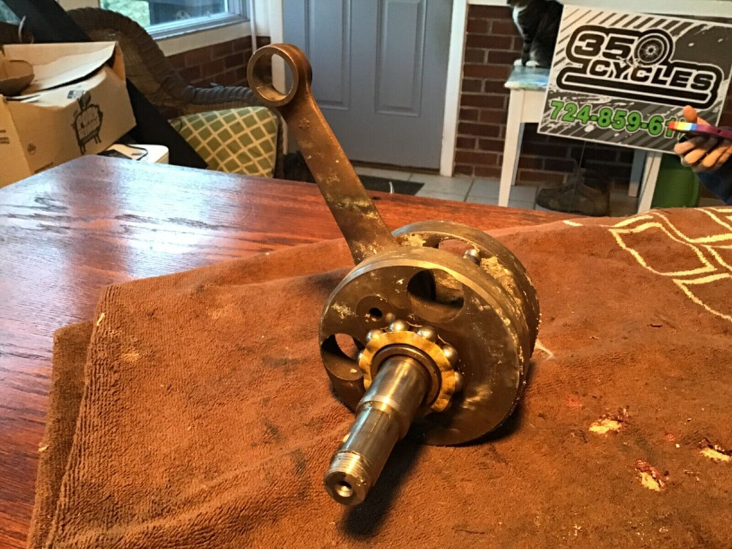 1976 Penton KTM MC5 250 crank crankshaft core needs main bearing