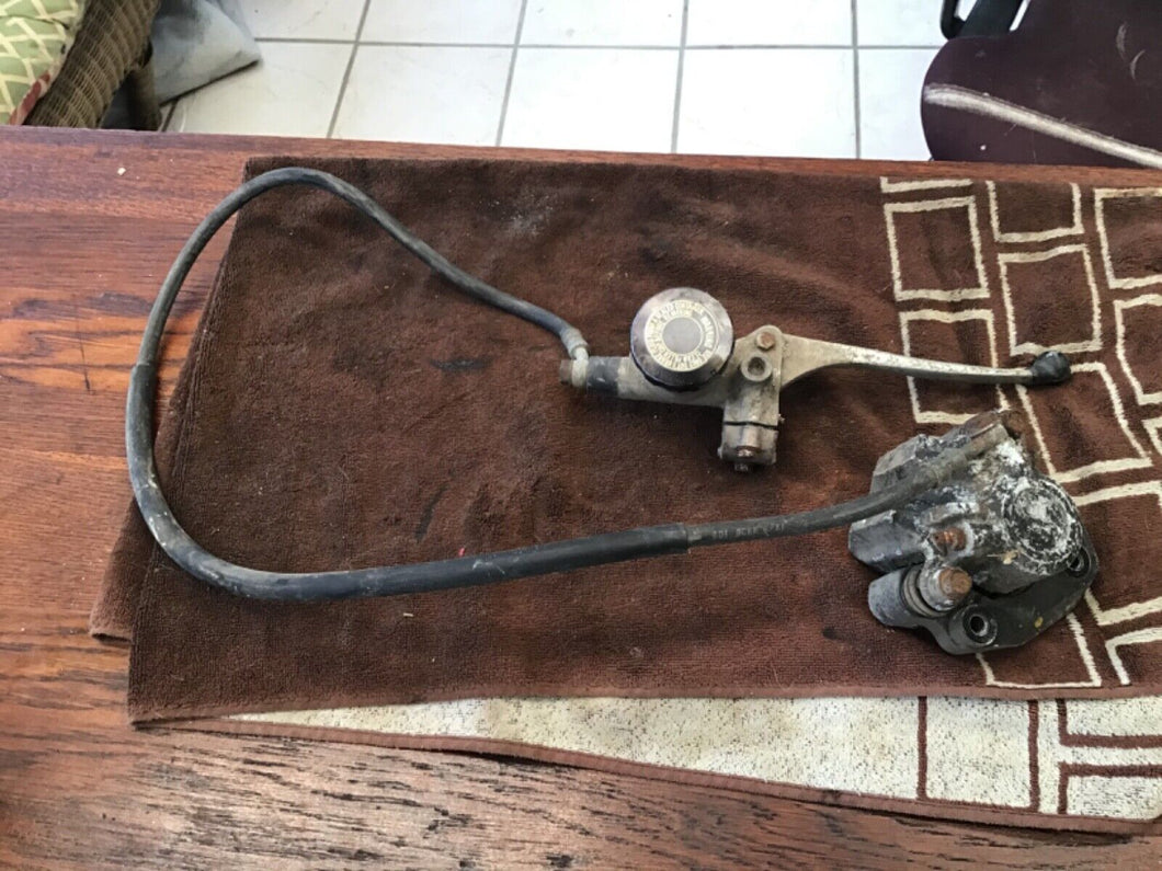 1982 Kawasaki KZ750M CSR Front brake caliper front brake reservoir