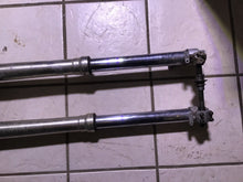 Load image into Gallery viewer, 1991 SUZUKI RM125 RM 125 front forks suspension triple tree front axle front end
