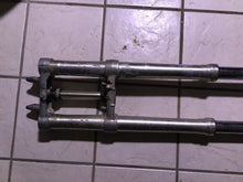 Load image into Gallery viewer, 1991 SUZUKI RM125 RM 125 front forks suspension triple tree front axle front end
