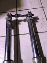 Load image into Gallery viewer, 1991 SUZUKI RM125 RM 125 front forks suspension triple tree front axle front end
