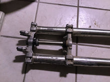 Load image into Gallery viewer, 1991 SUZUKI RM125 RM 125 front forks suspension triple tree front axle front end
