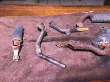 Load image into Gallery viewer, 1974 - 1977  Suzuki GT 380 GT380 foot pegs mounts passenger pegs foot peg lot
