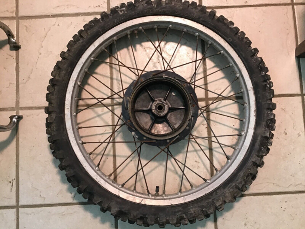 1977 1978 Yamaha DT250 front wheel 21’