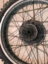 Load image into Gallery viewer, 1977 1978 Yamaha DT250 front wheel 21’
