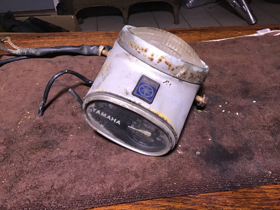 1965 Yamaha YG1 YG1T YGS1  Headlight bucket speedometer gauge head light