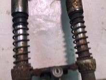 Load image into Gallery viewer, 1965 Yamaha YG1 YG1T  front forks triple tree front suspension steering stem
