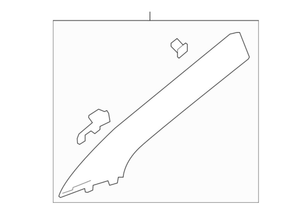Genuine GM F Molding 84988924
