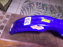 Load image into Gallery viewer, 2001 Yamaha YZ125 BLUE OEM FRONT WHEEL FENDER COWL FAIRING
