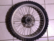Load image into Gallery viewer, 89-98 1994 Suzuki RMX250 OEM Complete Front Wheel Rim Tire Hub Spokes Rotor
