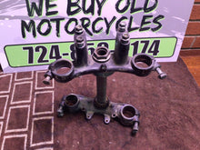 Load image into Gallery viewer, 1989 Honda Cr80r Cr80 Steering Stem Triple tree Clamps OEM
