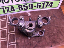 Load image into Gallery viewer, 1989 Honda Cr80r Cr80 Steering Stem Triple tree Clamps OEM
