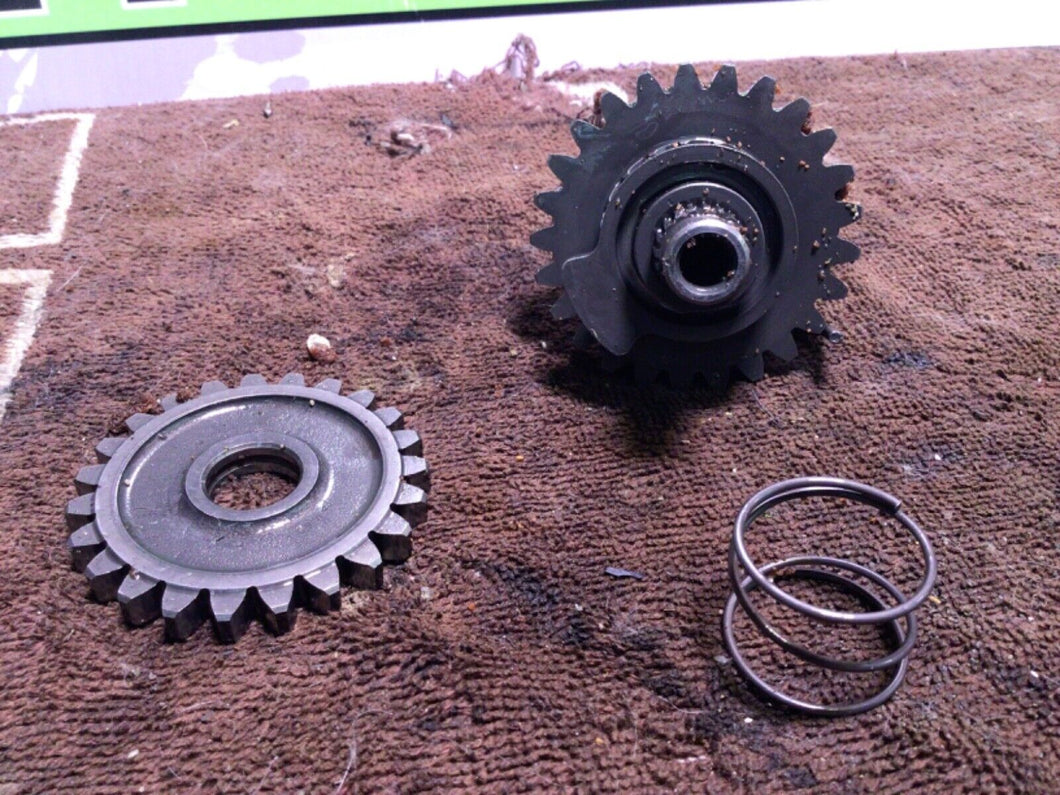 1989 83-02 Honda CR80R Kick Start Starter Spindle Shaft & secondary gear idle