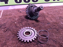 Load image into Gallery viewer, 1989 83-02 Honda CR80R Kick Start Starter Spindle Shaft &amp; secondary gear idle
