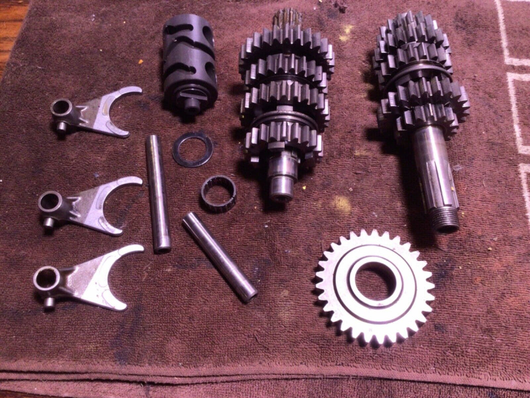 1995 KTM 300 EXC Complete Transmission Tranny Gear Fork Set