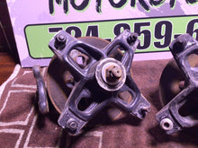Load image into Gallery viewer, 1986 SUZUKI LT230S LEFT FRONT WHEEL HUB SPINDLE KNUCKLE LT 230S 230E 1985-1993
