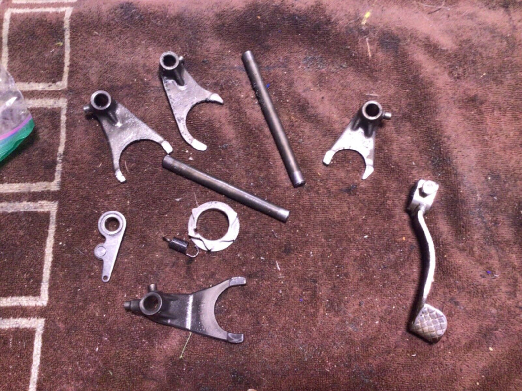 86 1986 LT230S QUADSPORT 230 LT S TRANSMISSION SHIFT DRUM FORKS FORK LT230