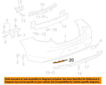 Load image into Gallery viewer, Buick GM OEM 2018 Regal Sportback-Bumper Trim-Reflector Left 39123505
