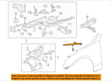 Load image into Gallery viewer, Cadillac GM OEM 13-18 ATS Fender-Cross Bar Left 22884506
