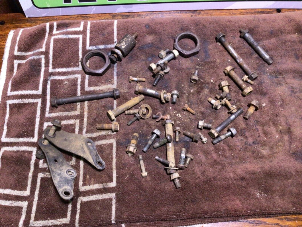 1988-2004 Yamaha Warrior 350 miscellaneous chassis hardware axel nuts motor moun