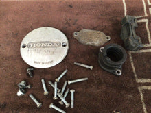 Load image into Gallery viewer, HONDA 175 XL175  flywheel cover MISC LOT BOLTS intake boot tank strap
