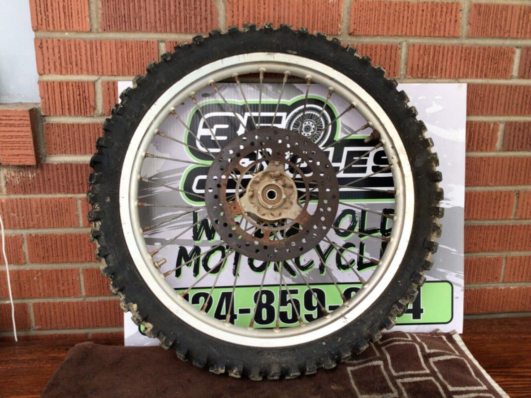 1986 - 1995 Suzuki RM80 RM 80 Front Wheel Tire Rim Hub Assembly  17X1.40