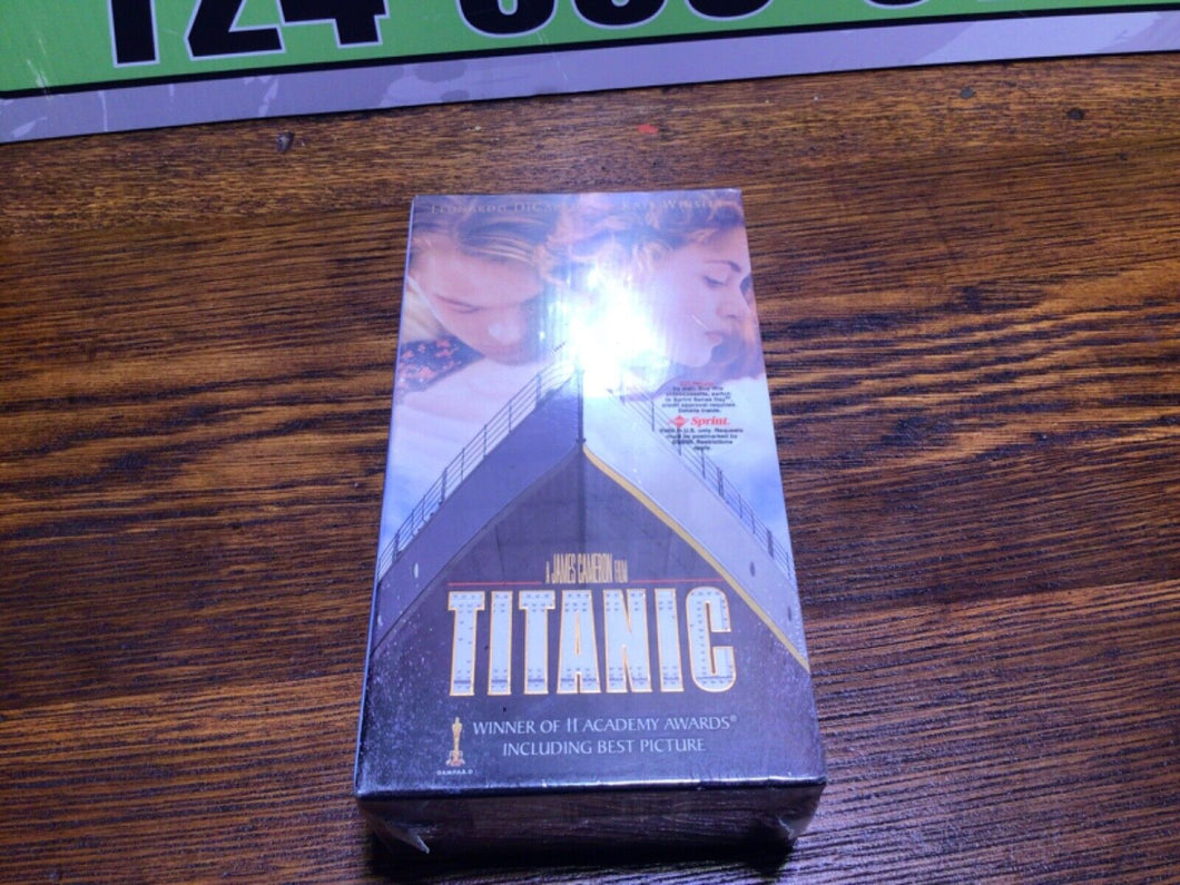 Titanic (VHS, 1998, 2-Tape Set) New, Sealed