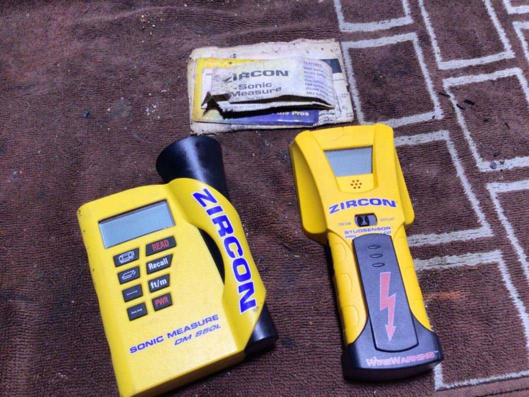 Zircon Stud Sensor Center Finding One-Step Stud Finder Deep Scan Sonic Measure