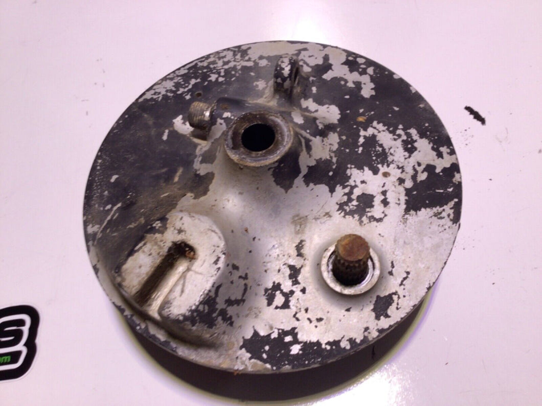 1972 Suzuki TS90 Enduro 90cc  Front Drum Brake Plate