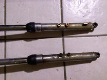 Load image into Gallery viewer, 1972 Suzuki TS90 Enduro 90cc Front Suspension Forks  For Parts triple tree head
