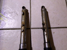 Load image into Gallery viewer, 1972 Suzuki TS90 Enduro 90cc Front Suspension Forks  For Parts triple tree head
