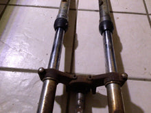 Load image into Gallery viewer, 1972 Suzuki TS90 Enduro 90cc Front Suspension Forks  For Parts triple tree head
