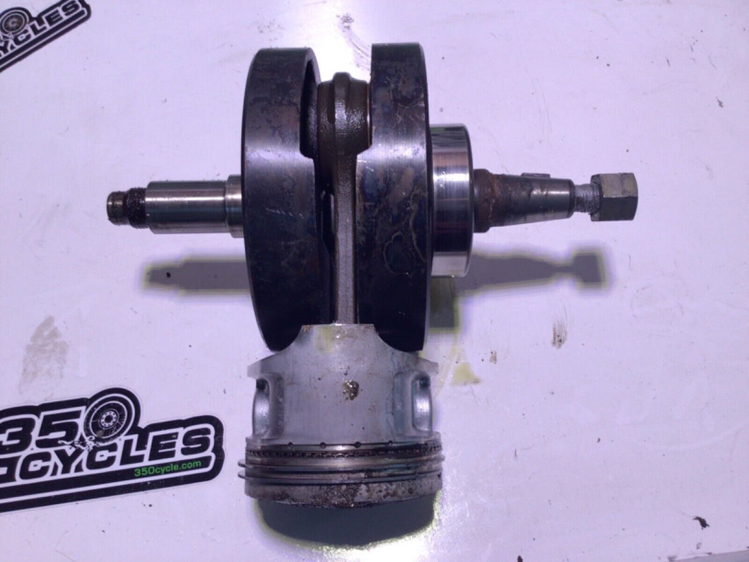 1978 SUZUKI SP370 SP 370 CRANKSHAFT CRANK + GOOD SMOOTH BEARING - GOOD THREADS