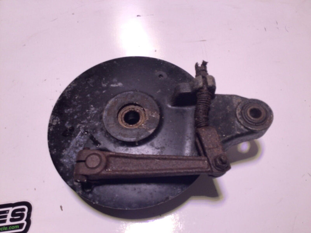 1978 78 Suzuki SP 370 SP370 rear brake drum shoes hub arm