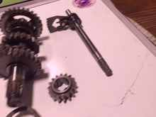 Load image into Gallery viewer, 1978 78 Suzuki SP 370 SP370 transmission gears tranny shift shaft
