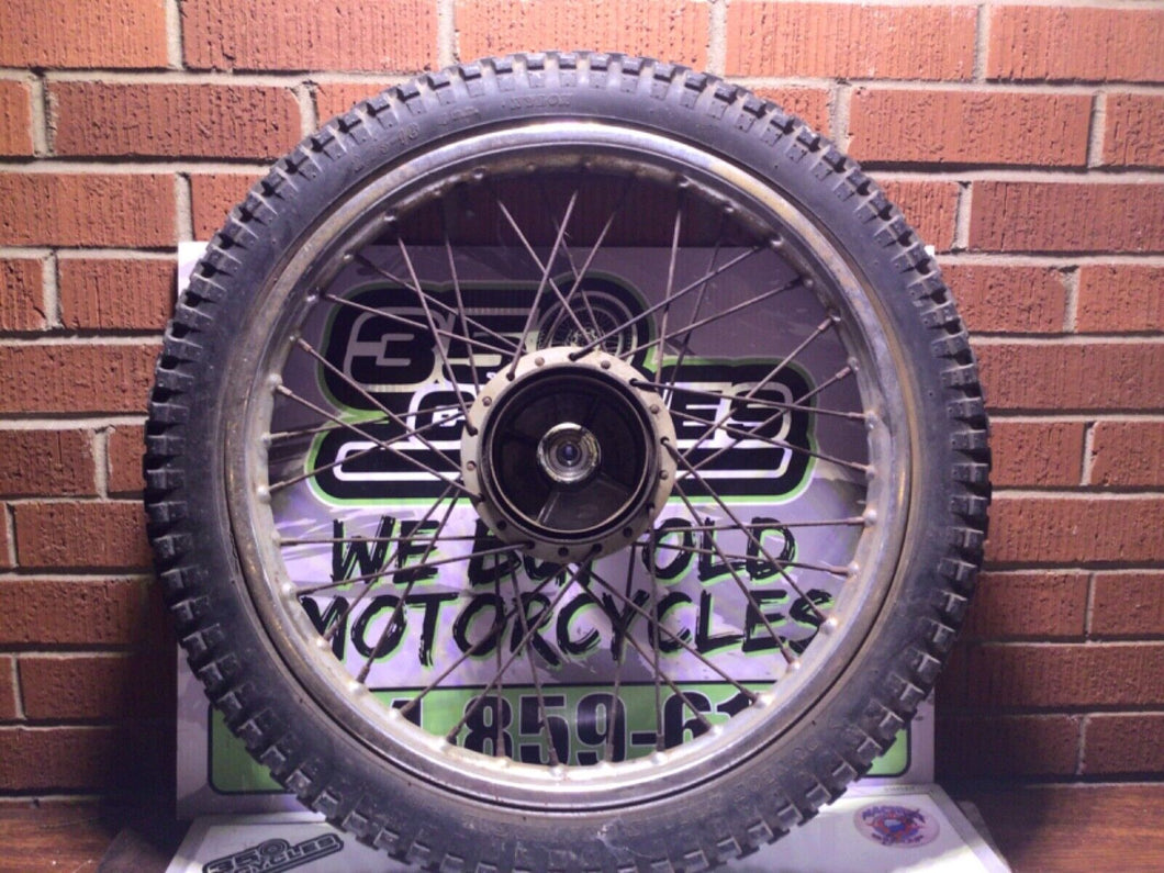 1969 - 1970 KAWASAKI G3TR BUSHMASTER FRONT WHEEL RIM HUB