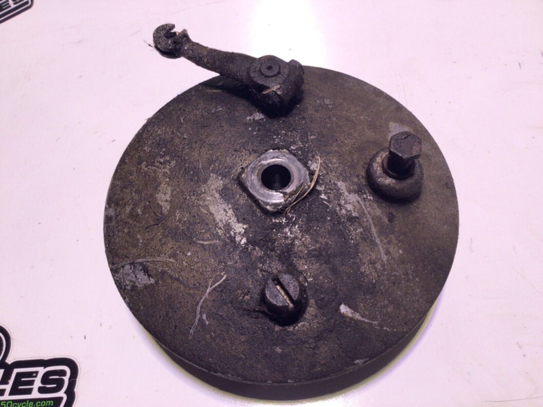 1972 Ossa Pioneer 250 front brake hub drum plate