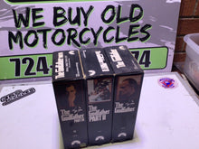 Load image into Gallery viewer, The Godfather Part I II III Trilogy 3 Double VHS Set(s) VG
