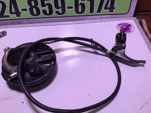 Load image into Gallery viewer, 1981 80-82 Honda XL80 XL 80 / Original OEM  FRONT BRAKE BACKING PLATE DRUM Cable
