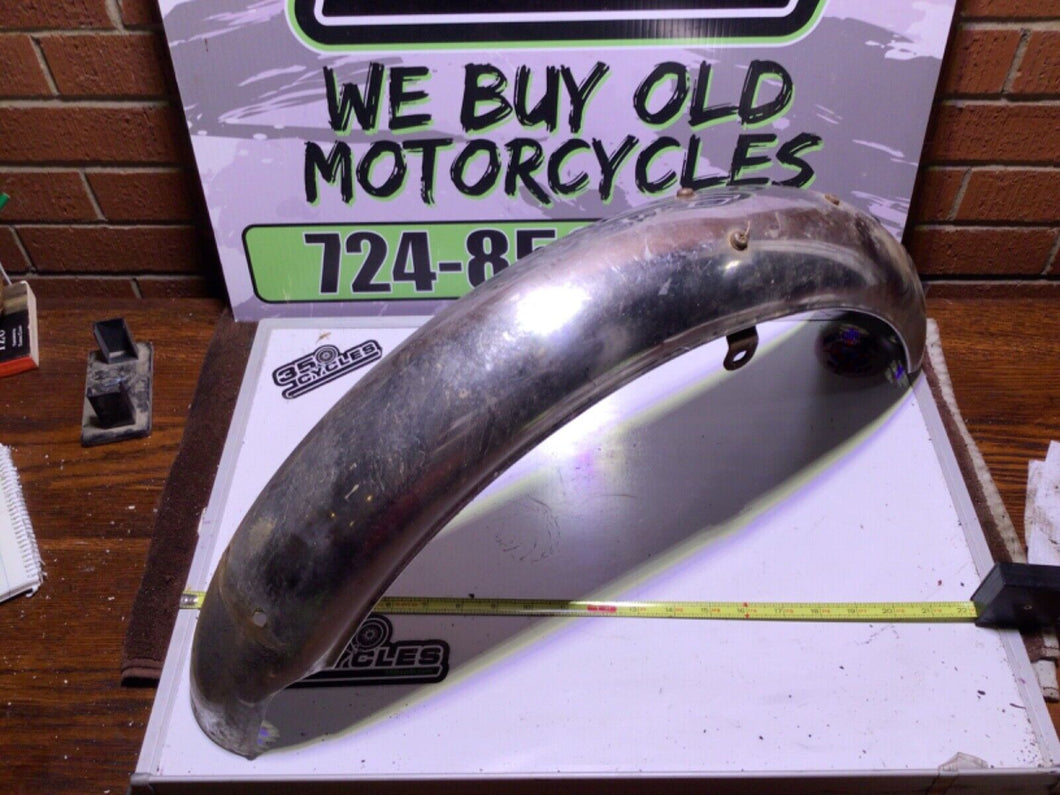 1967 1969 Kawasaki C2TR C2 TR Roadrunner Rear Fender Stainless Steel 35004-015