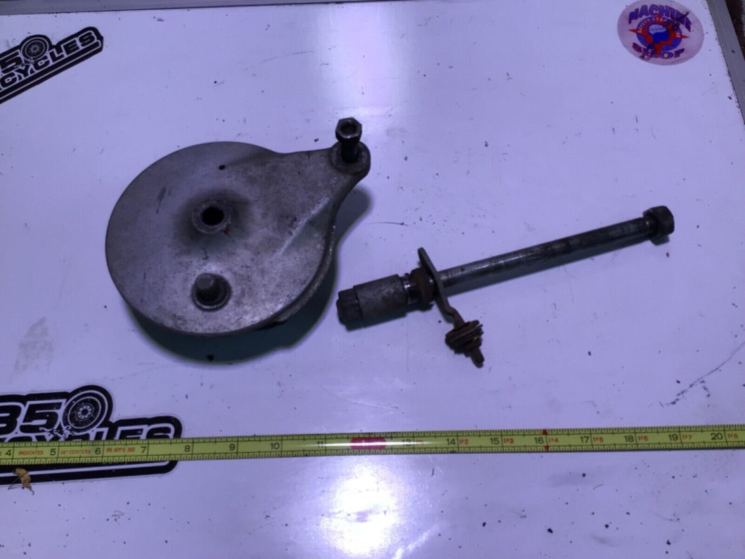 Kawasaki 120 Road Runner C2 C2TR rear brake drum rear axle spacers 1967- 1969
