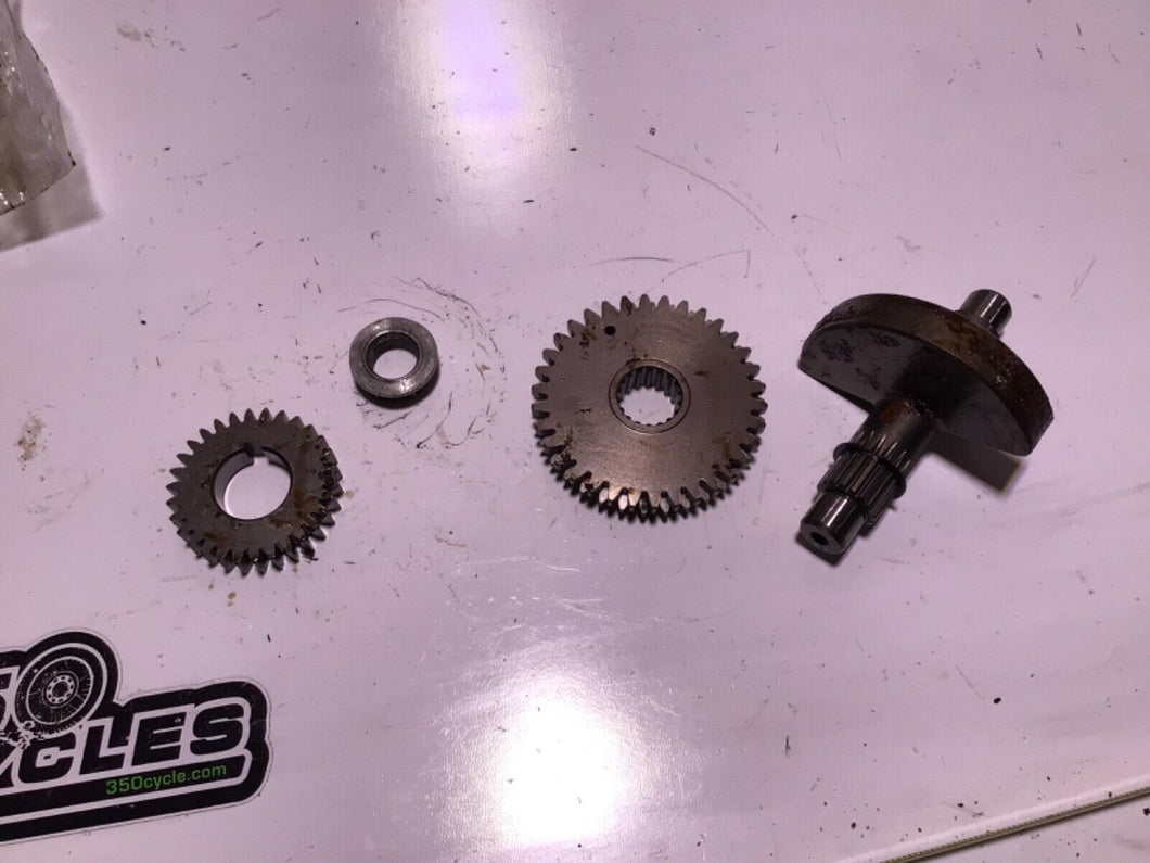 2009 Kawasaki KLX250SF KLX 250SF Counter Balancer with Primary Spur  Gear
