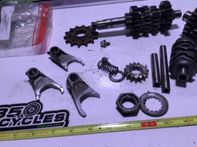 Load image into Gallery viewer, 2009 Kawasaki KLX250S KLX250 Transmission Tranny Gear Gears Forks Shift
