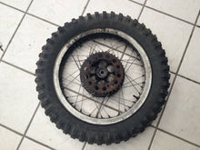Load image into Gallery viewer, 1971 OSSA PIONEER 250 Rear Wheel Hub Rim Assembly  18in
