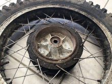 Load image into Gallery viewer, 1971 OSSA PIONEER 250 Rear Wheel Hub Rim Assembly  18in
