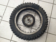 Load image into Gallery viewer, 1971 OSSA PIONEER 250 Rear Wheel Hub Rim Assembly  18in
