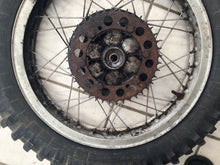 Load image into Gallery viewer, 1971 OSSA PIONEER 250 Rear Wheel Hub Rim Assembly  18in

