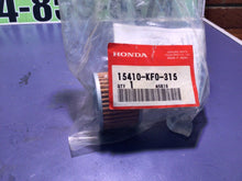 Load image into Gallery viewer, NEW Honda OEM 15410-KF0-315 Oil Filter - SEE FIT BELOW
